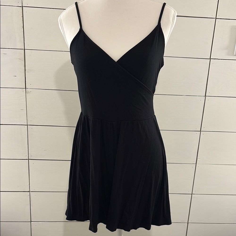 Black Spaghetti Strap Romper